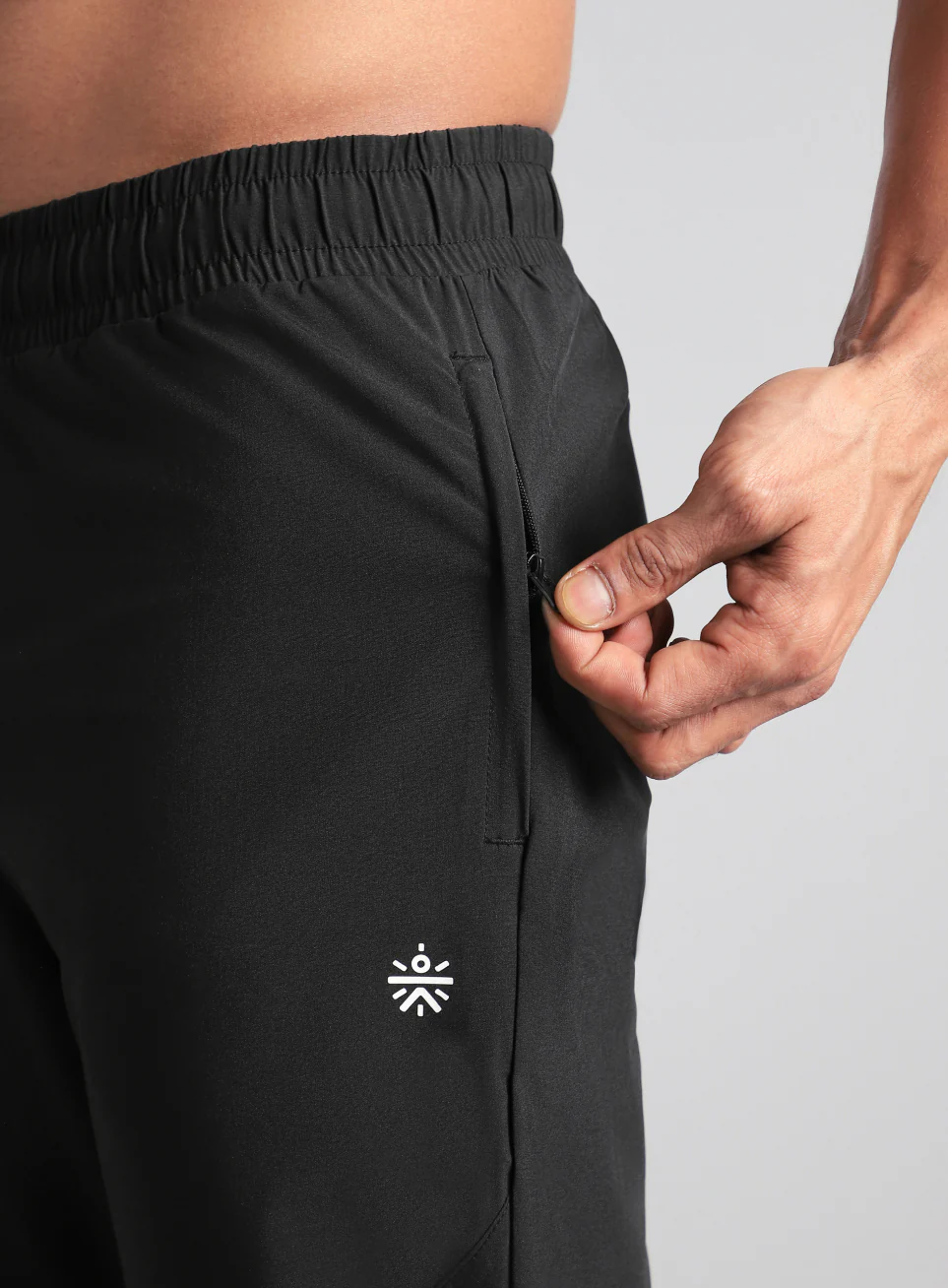 Men's Black Core Sculpt Trackpants - Image 7