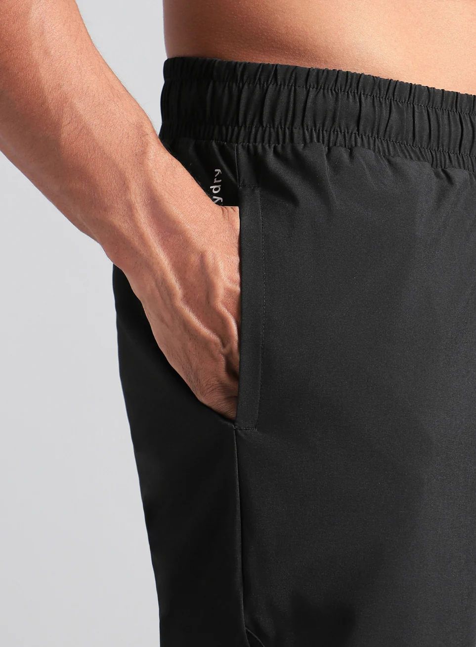 Men's Black Core Sculpt Trackpants - Image 8