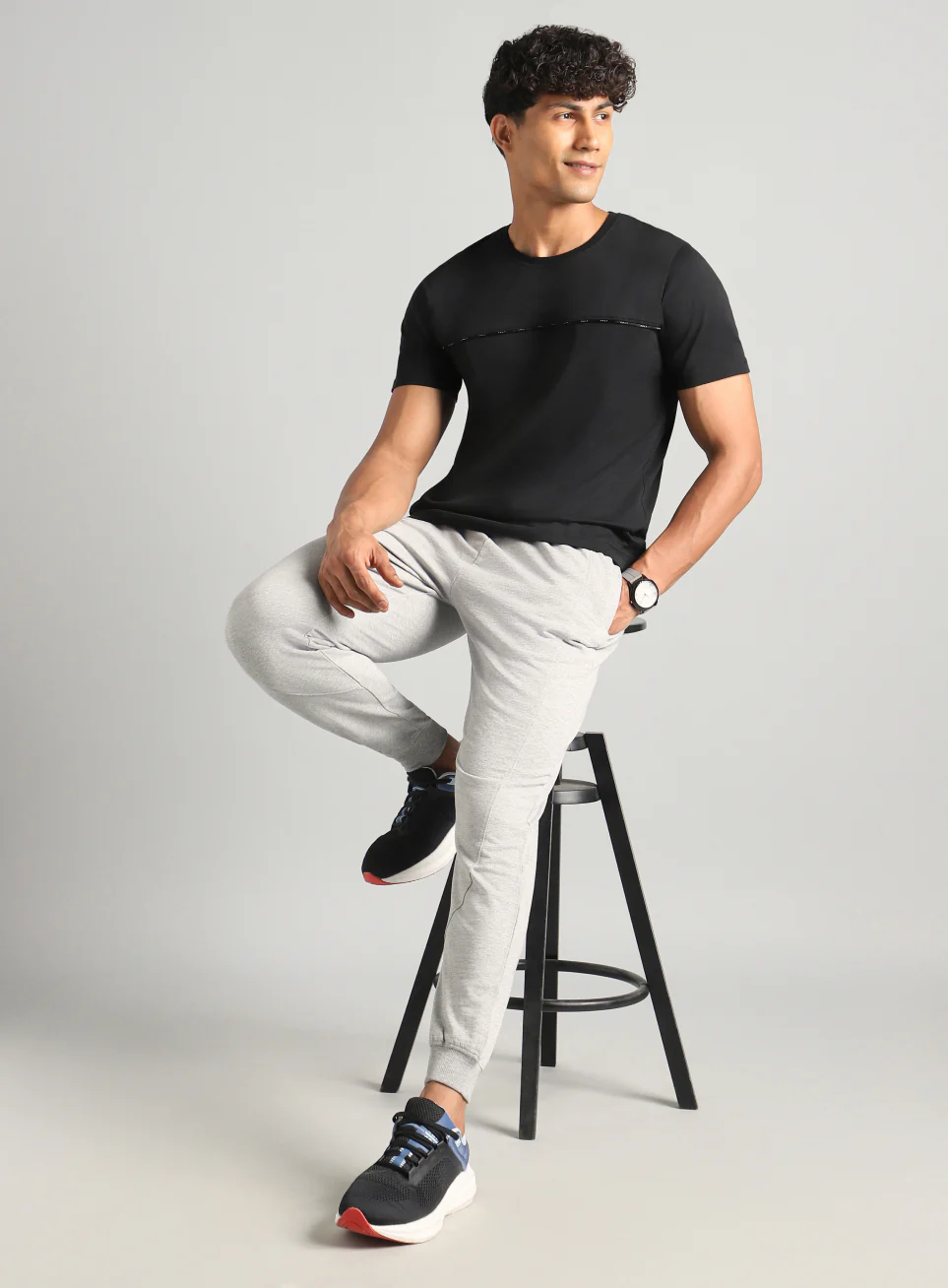 Men's Black Cult Athlete T-shirt - Image 3
