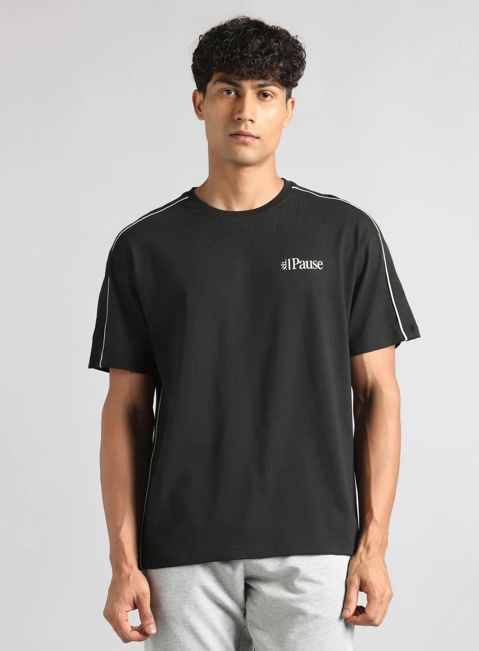 Men's Black Cult Athletic Relaxed Fit T-shirt - Image 4