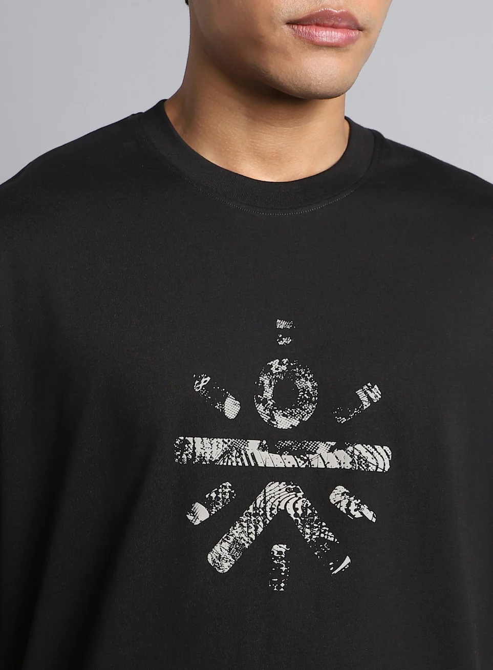 Men's Black Cult Brand Carrier Oversized Fit T-shirt - Image 7