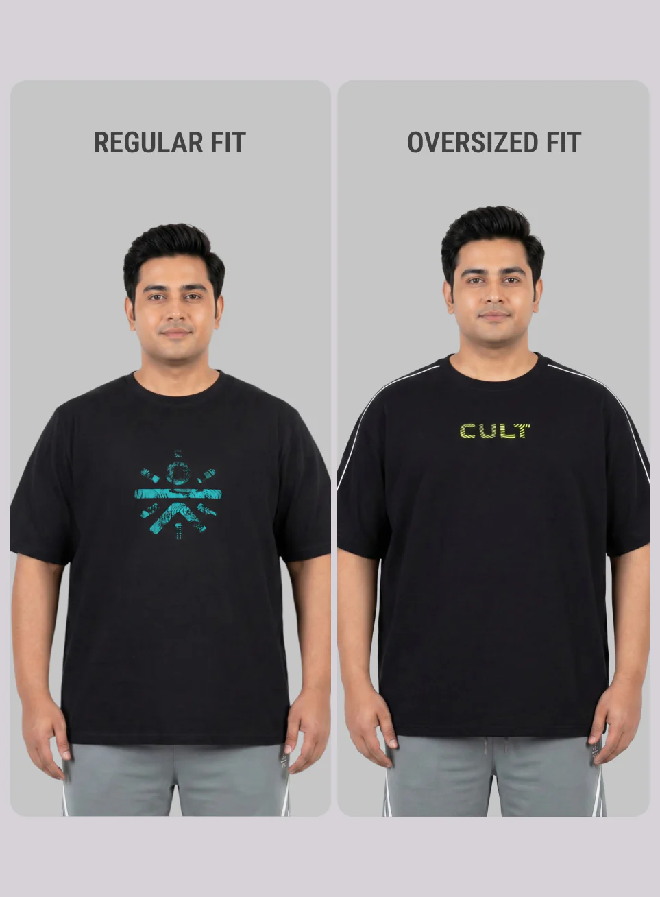 Men's Black Cult Brand Carrier Plus size Oversized Fit T-shirt - Image 11