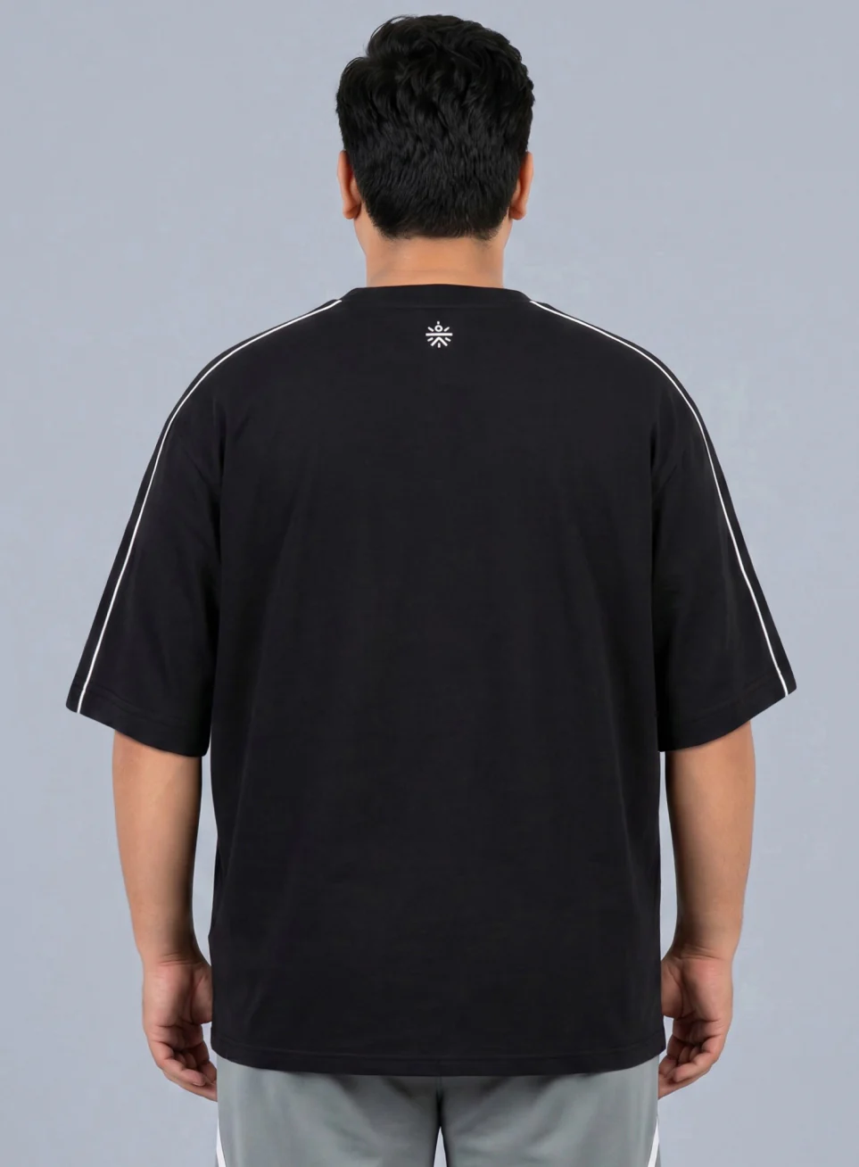 Men's Black Cult Brand Carrier Plus size Oversized Fit T-shirt - Image 6