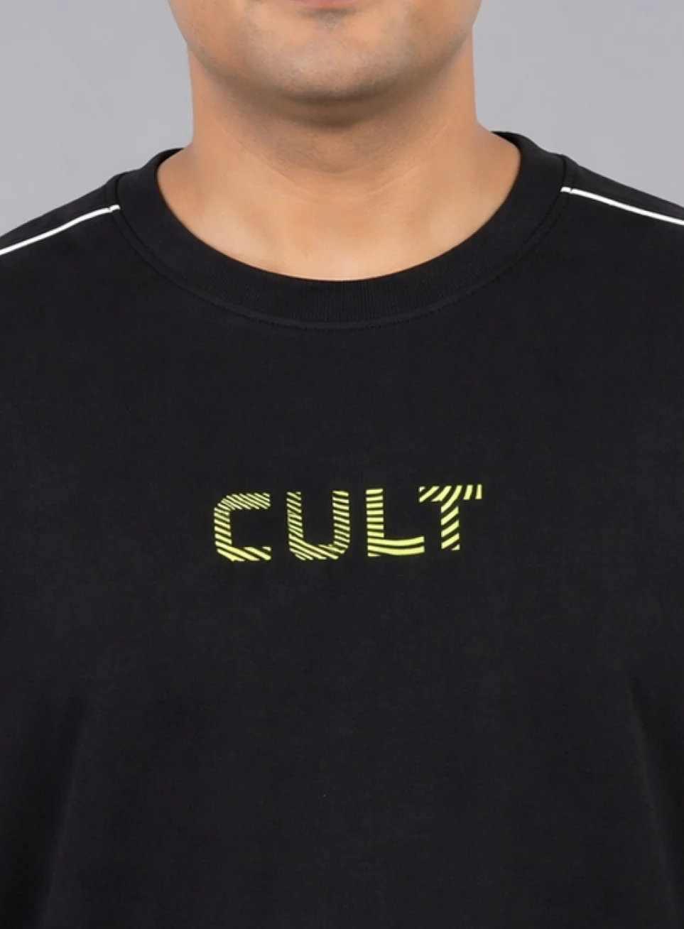 Men's Black Cult Brand Carrier Plus size Oversized Fit T-shirt - Image 7
