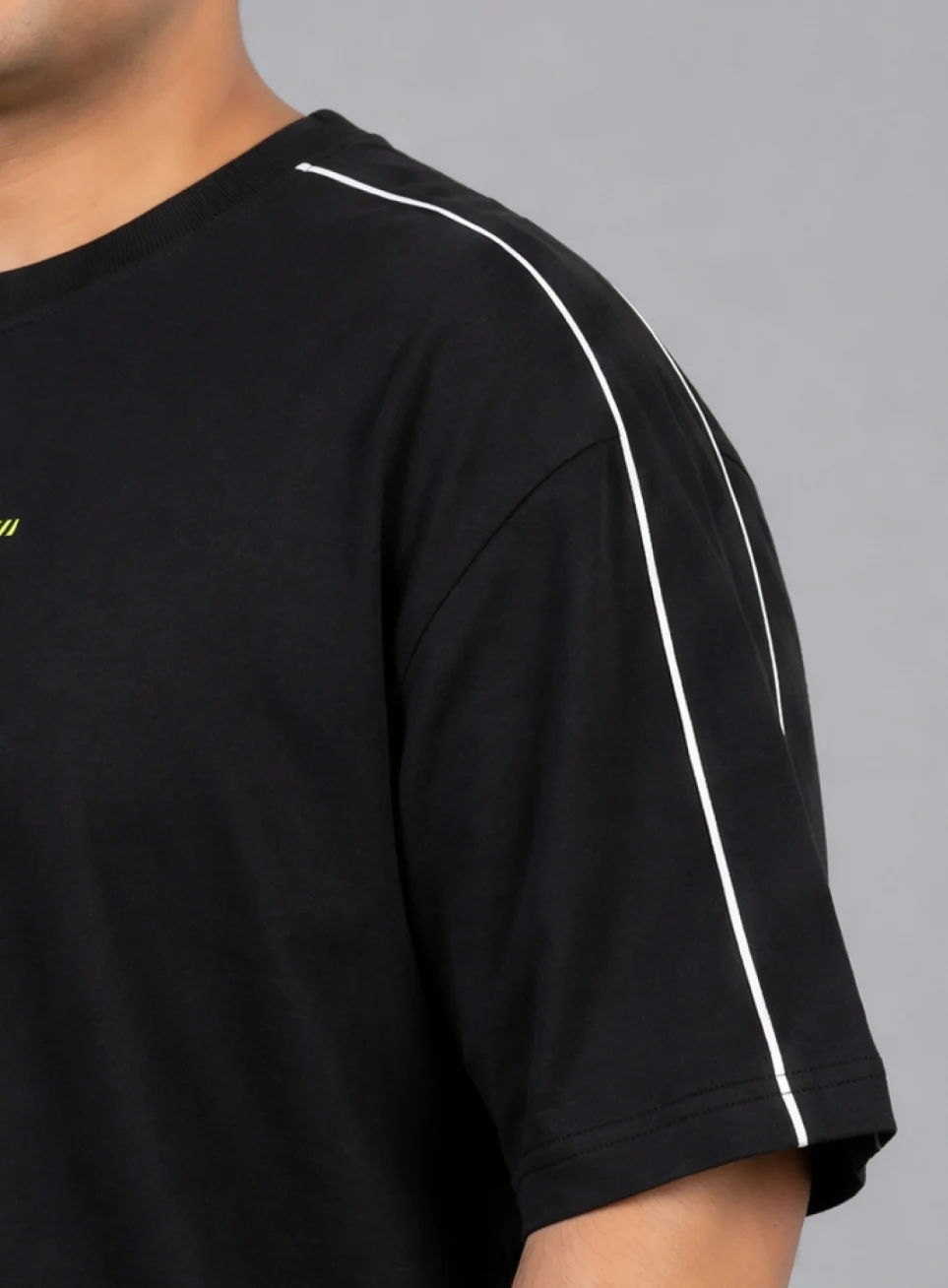 Men's Black Cult Brand Carrier Plus size Oversized Fit T-shirt - Image 8