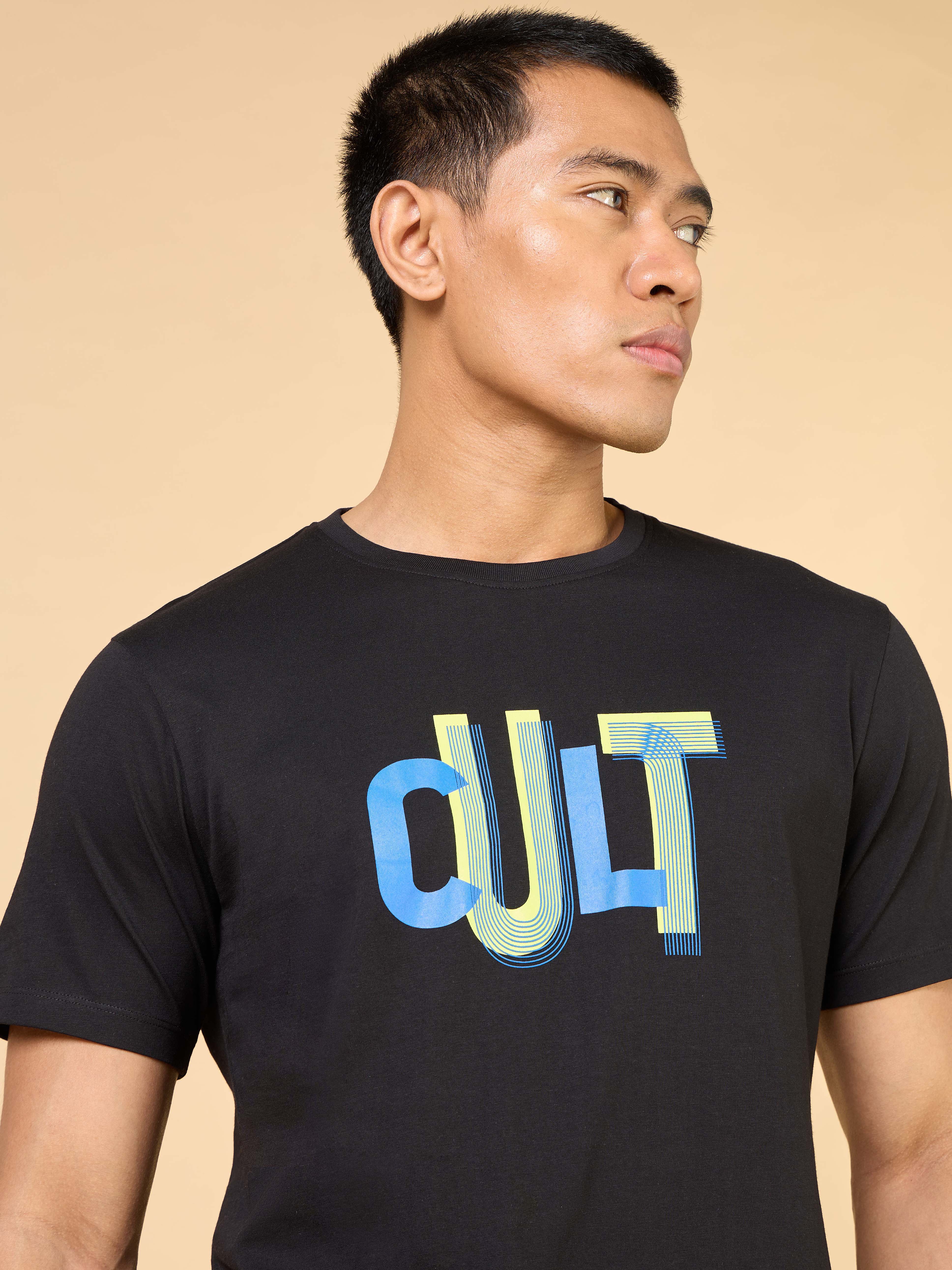 Men's Black Cult Brand Carrier T-shirt - Image 7