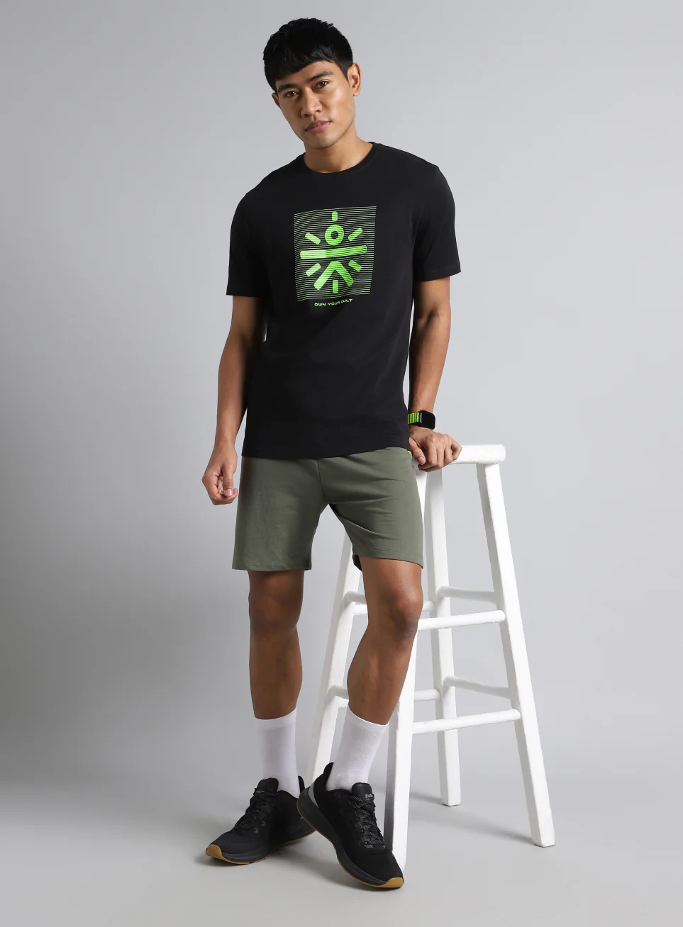 Men's Black Cult Brand Carrier T-shirt - Image 3