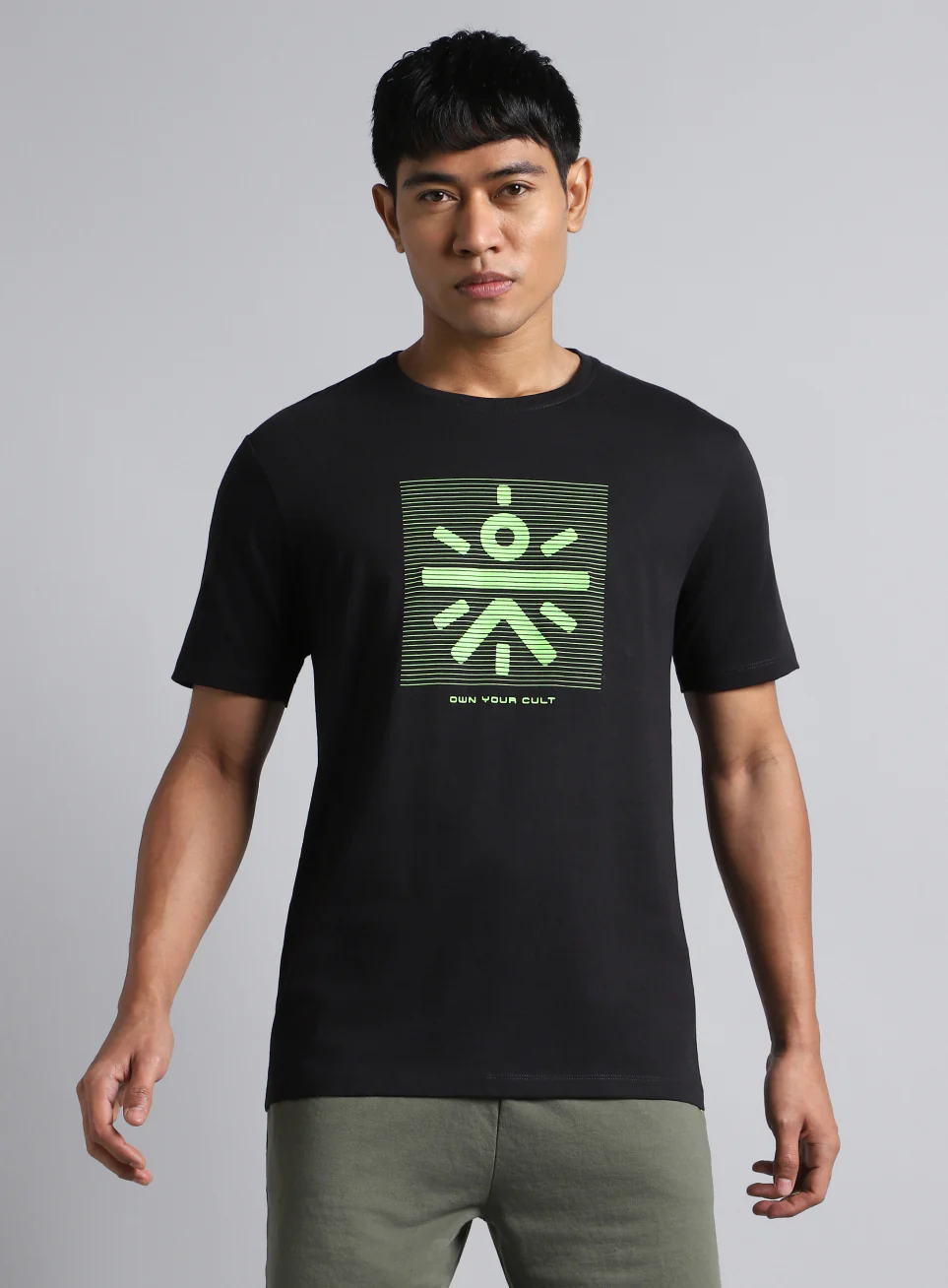 Men's Black Cult Brand Carrier T-shirt - Image 4