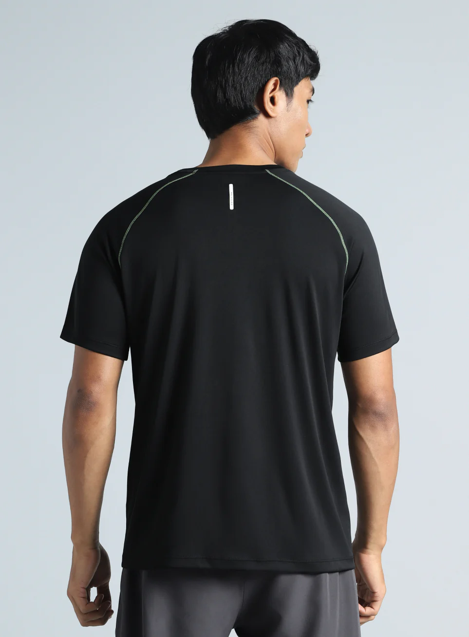 Men's Black Cult Branded Recycled Poly Performance T-shirt - Image 6