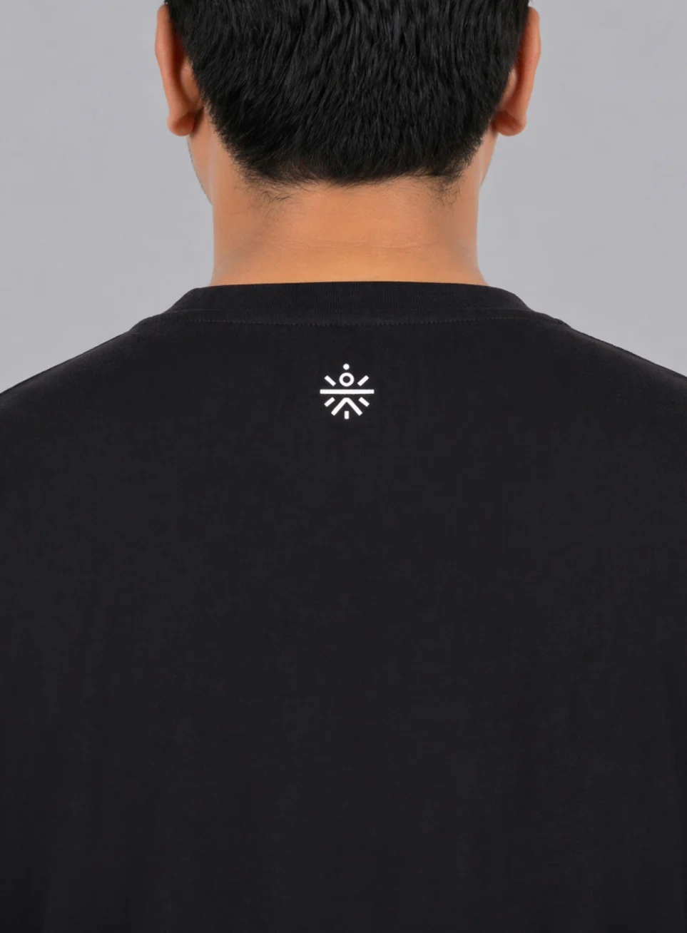 Men's Black Cult Branding Graphic Plus Size Relaxed T-shirt - Image 8