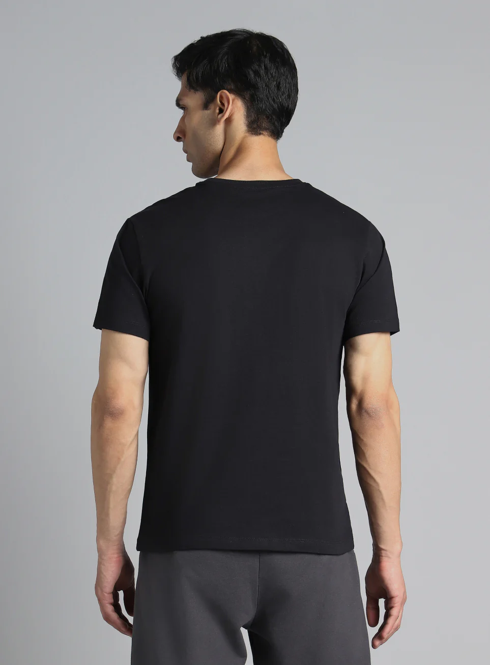 Men's Black Cult Branding Printed T-shirt - Image 6