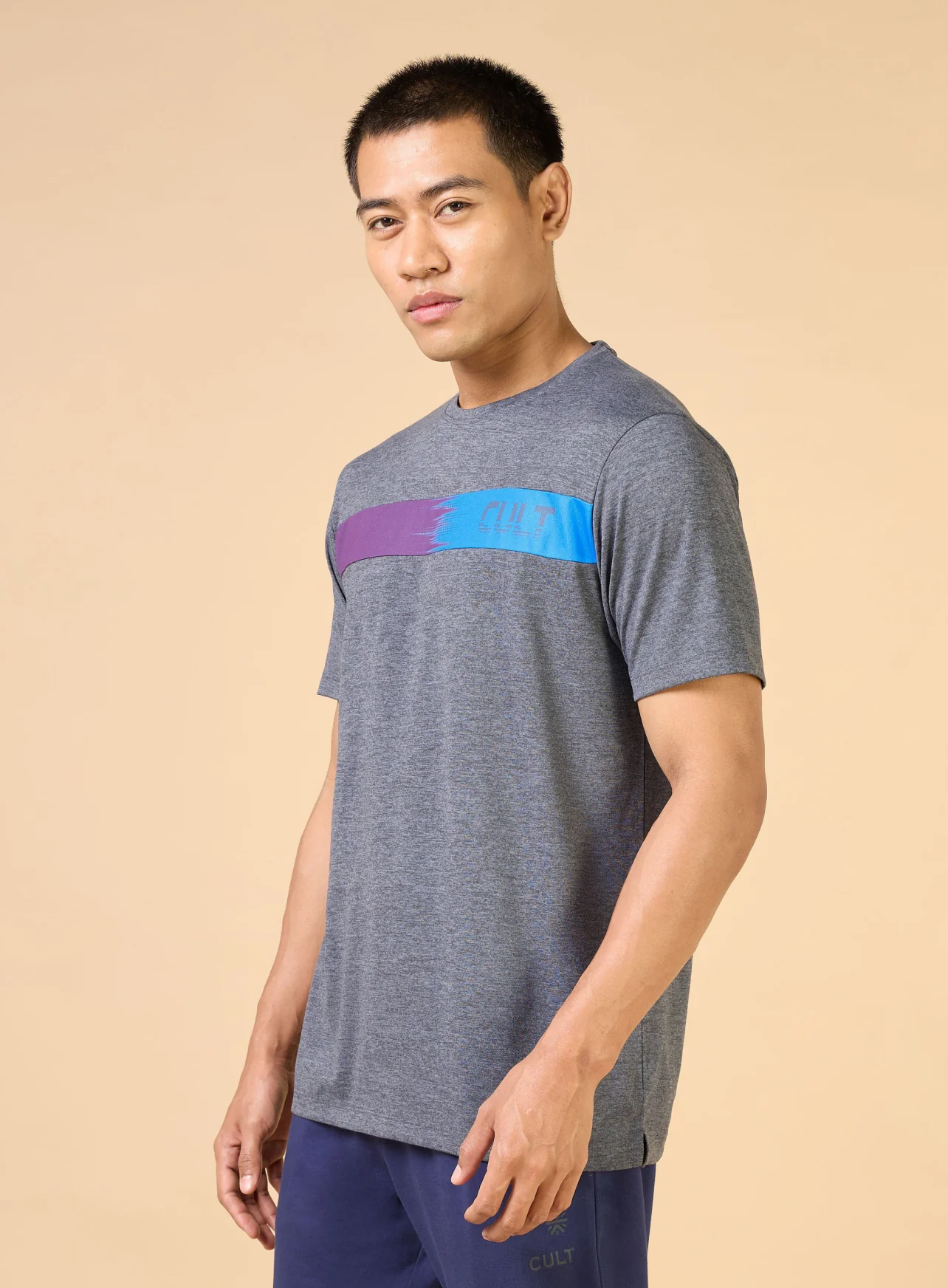 Men's Black Cult Graphic COMFORtech T-shirt - Image 5