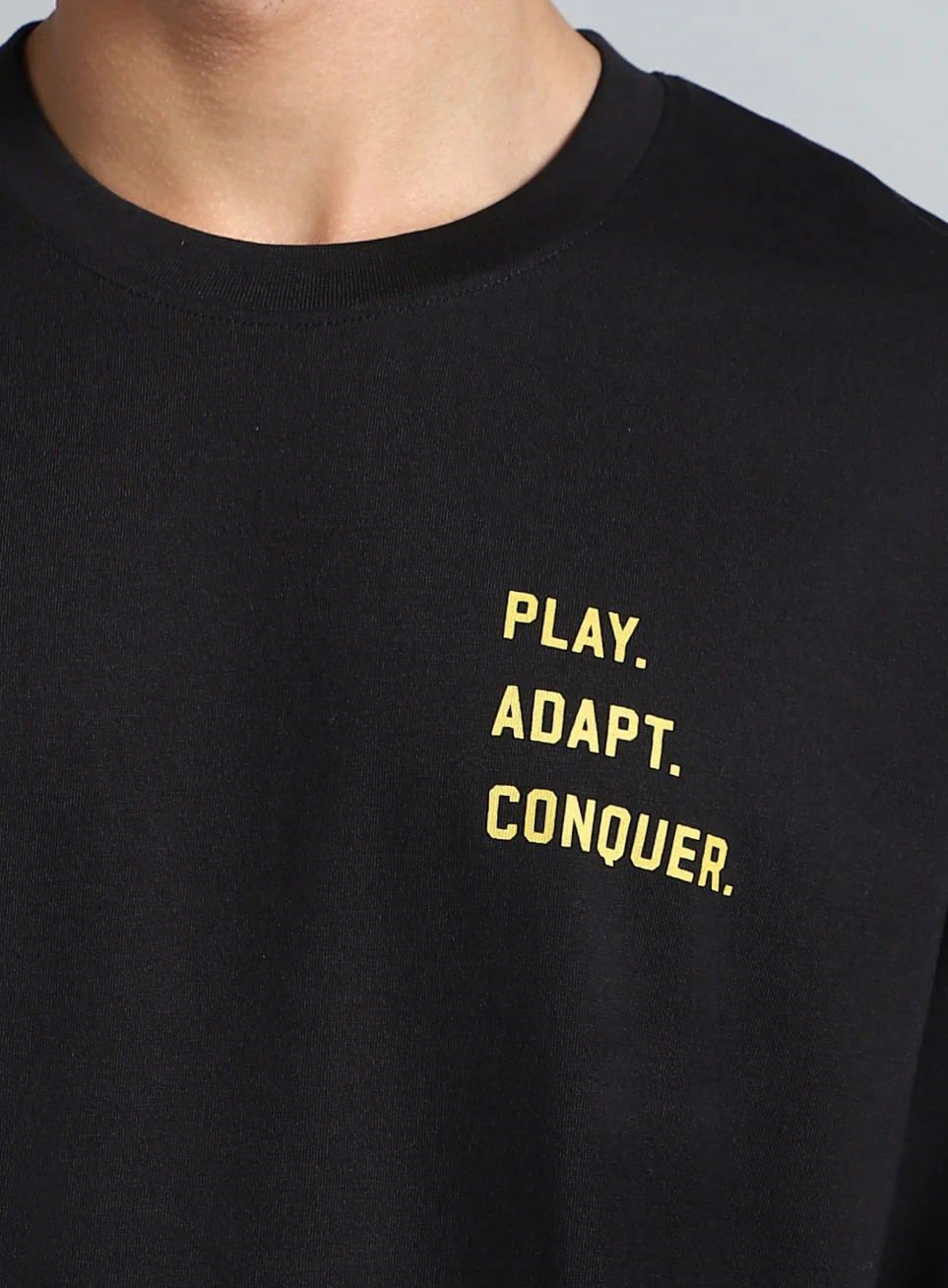 Men's Black Cult Graphic Oversized Fit T-shirt - Image 9
