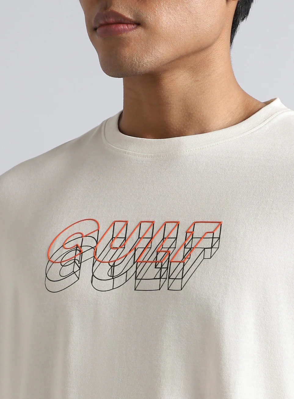 Men's White Cult Graphic Relaxed Fit T-shirt - Image 7