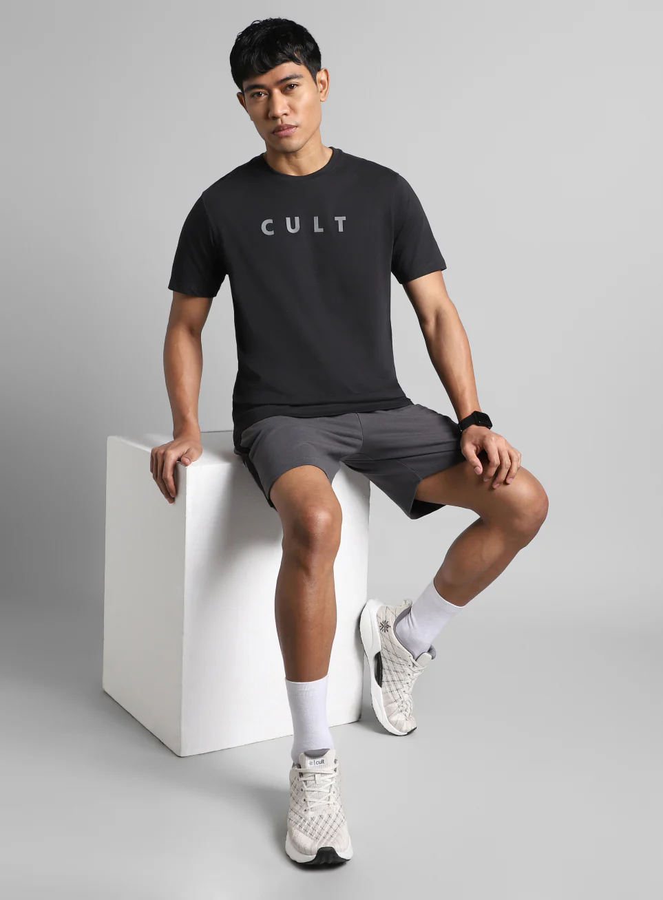 Men's Black Cult Graphic T-shirt - Image 3