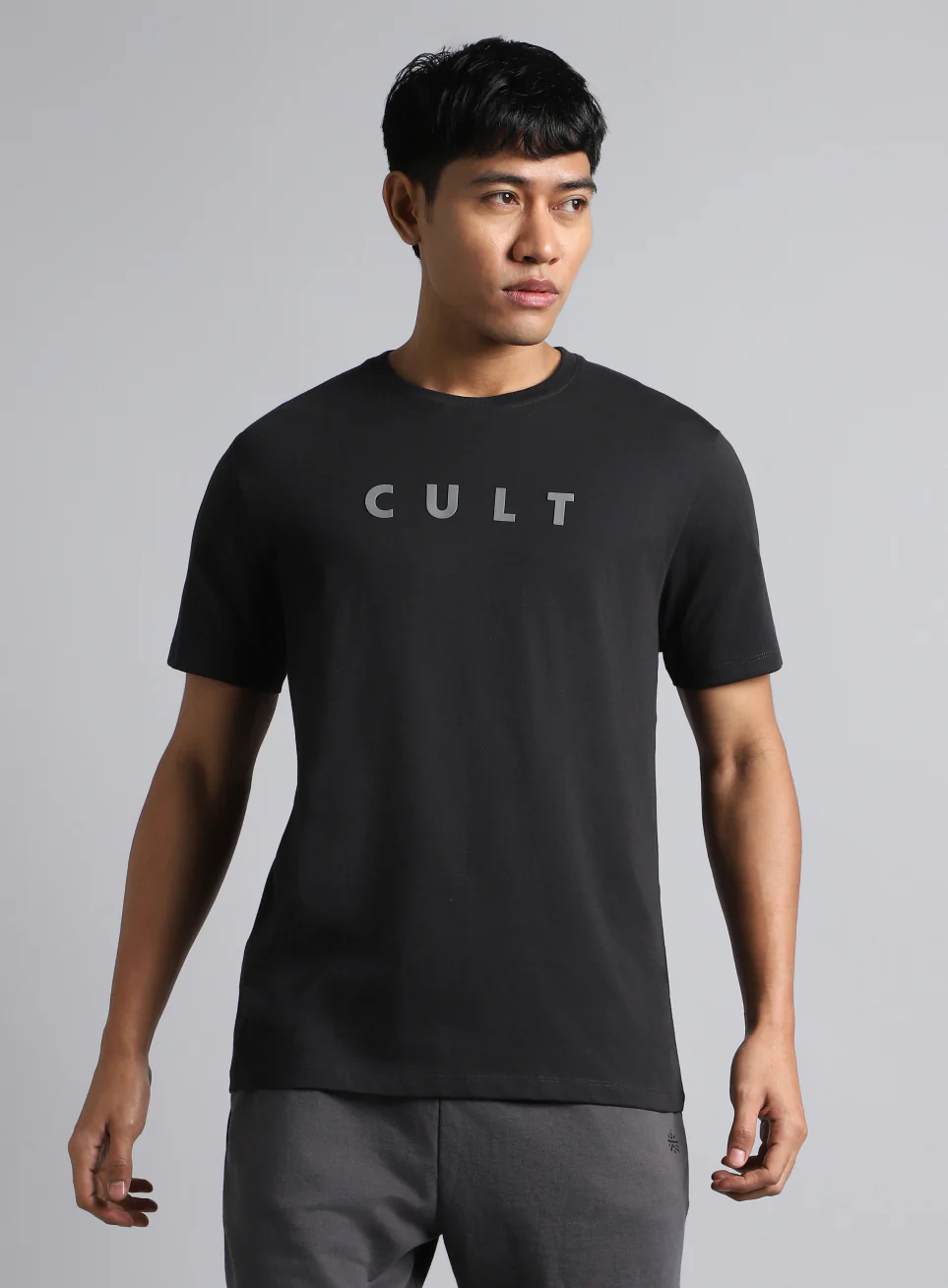 Men's Black Cult Graphic T-shirt - Image 4
