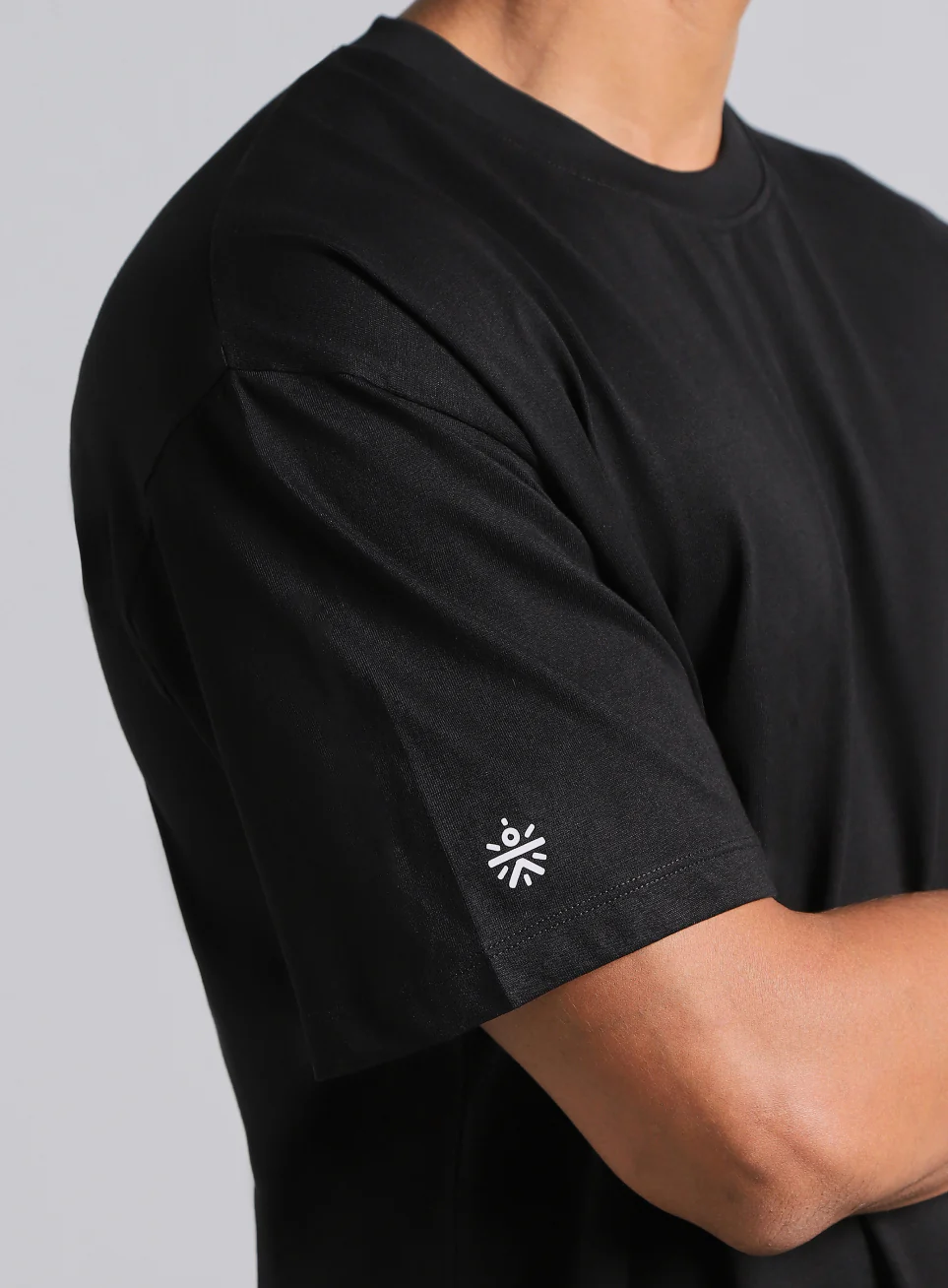 Men's Black Cult Power Play Oversized Fit T-shirt - Image 9