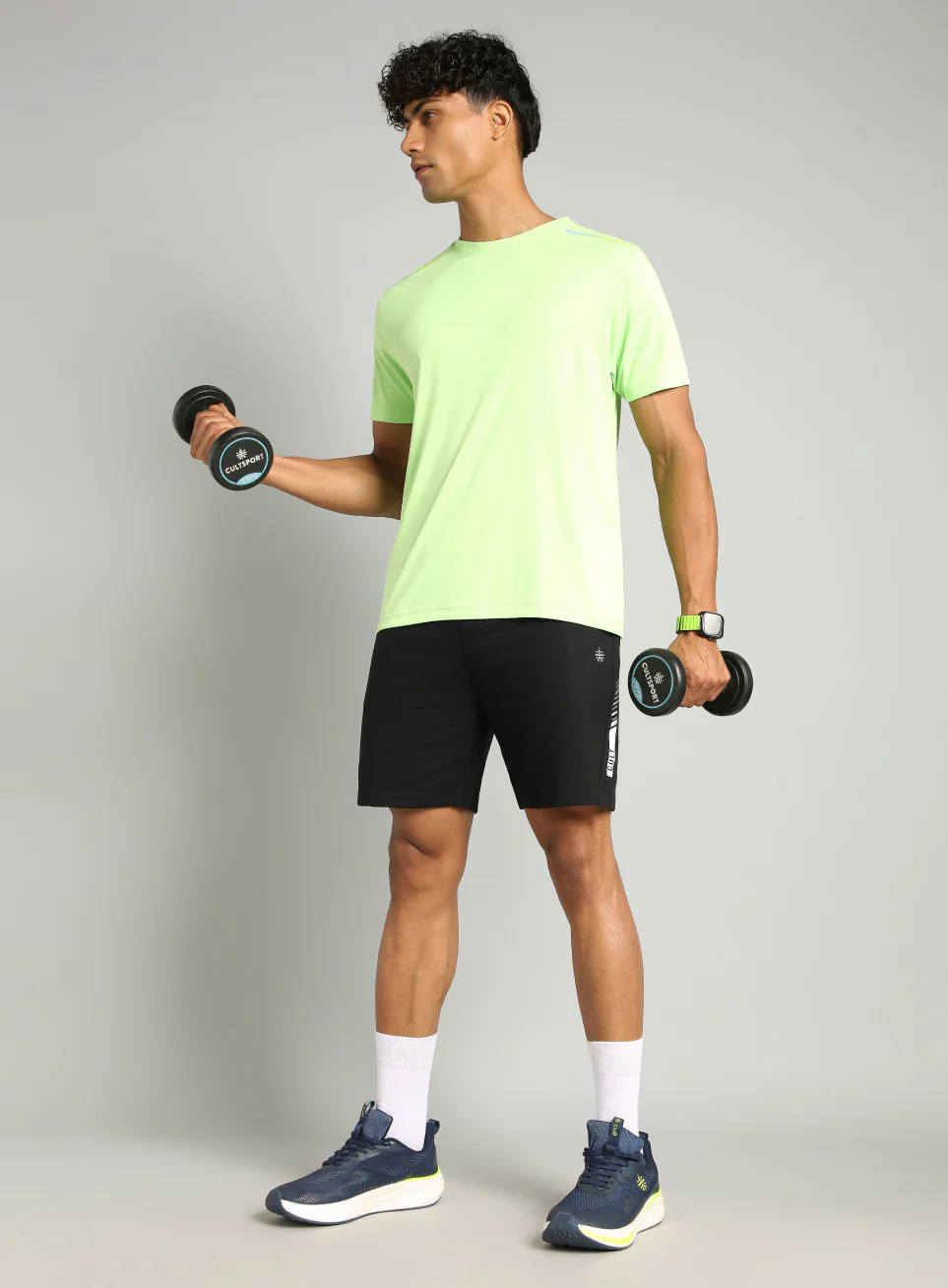 Men's Black Cult Power-Up Training Shorts - Image 3