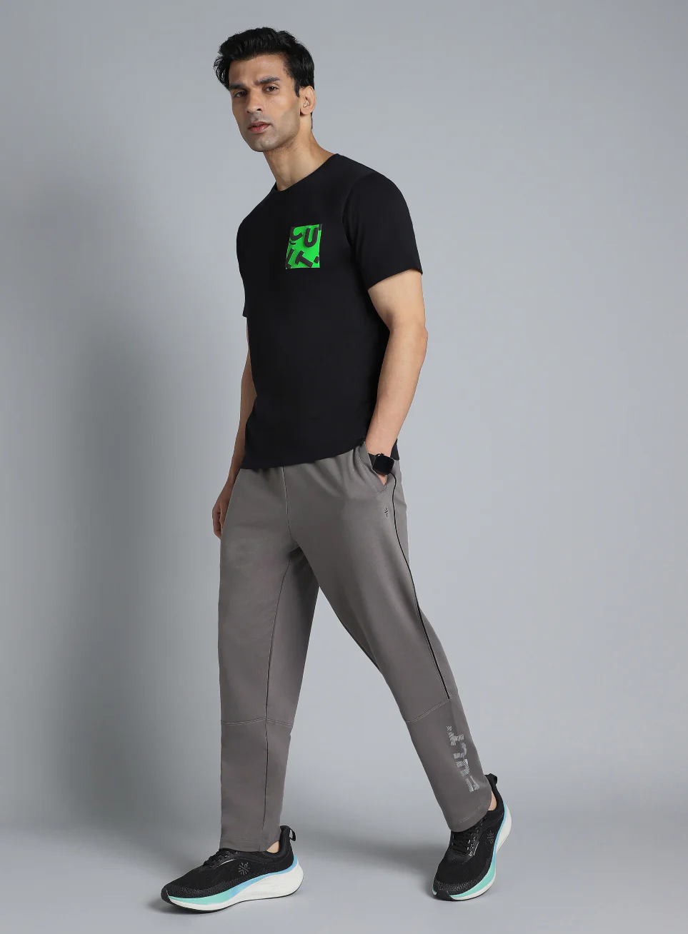 Men's Black Cult Print Graphic T-shirt - Image 2