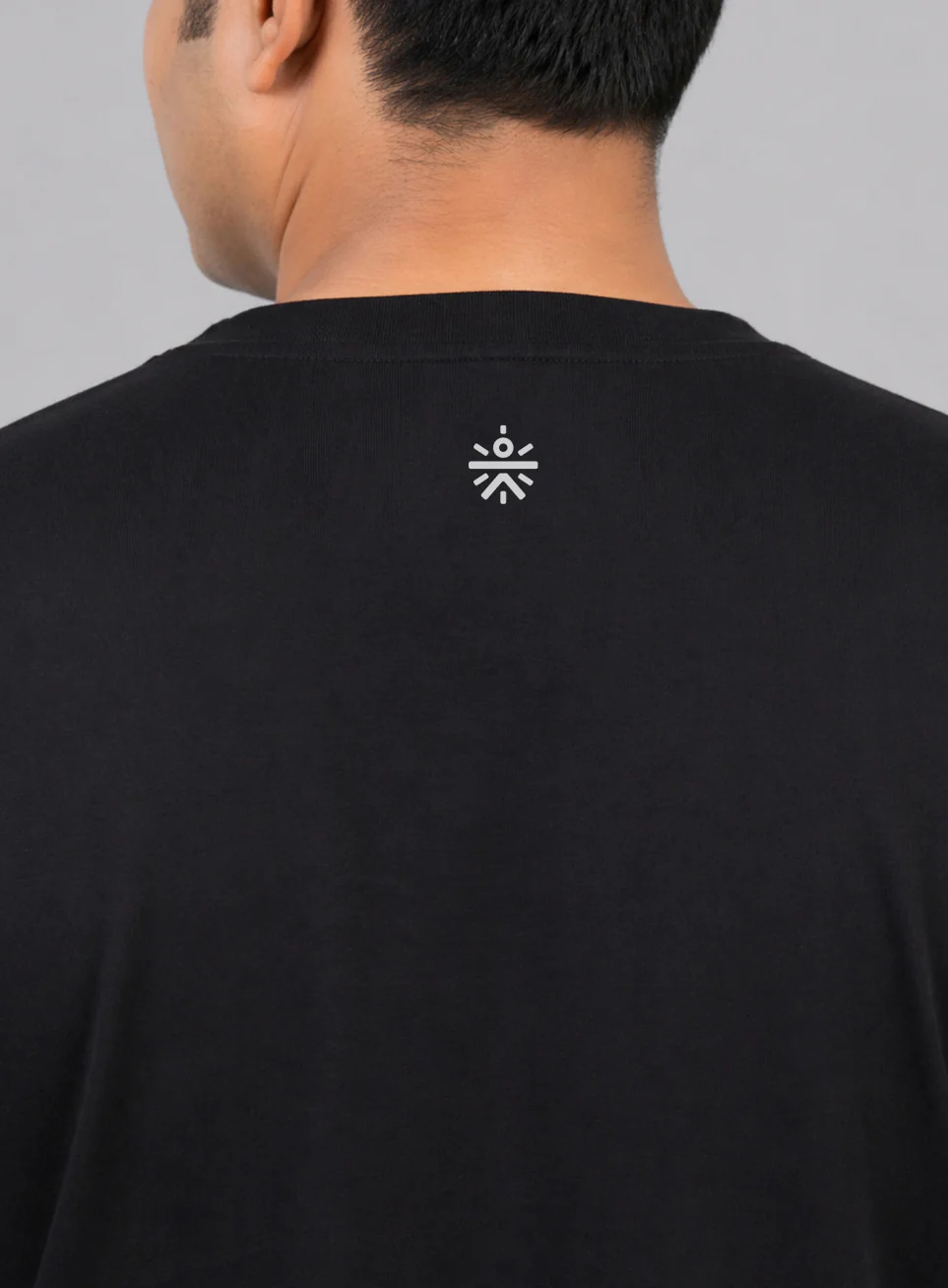 Men's Black Cult Print Plus Size Graphic T-shirt - Image 8