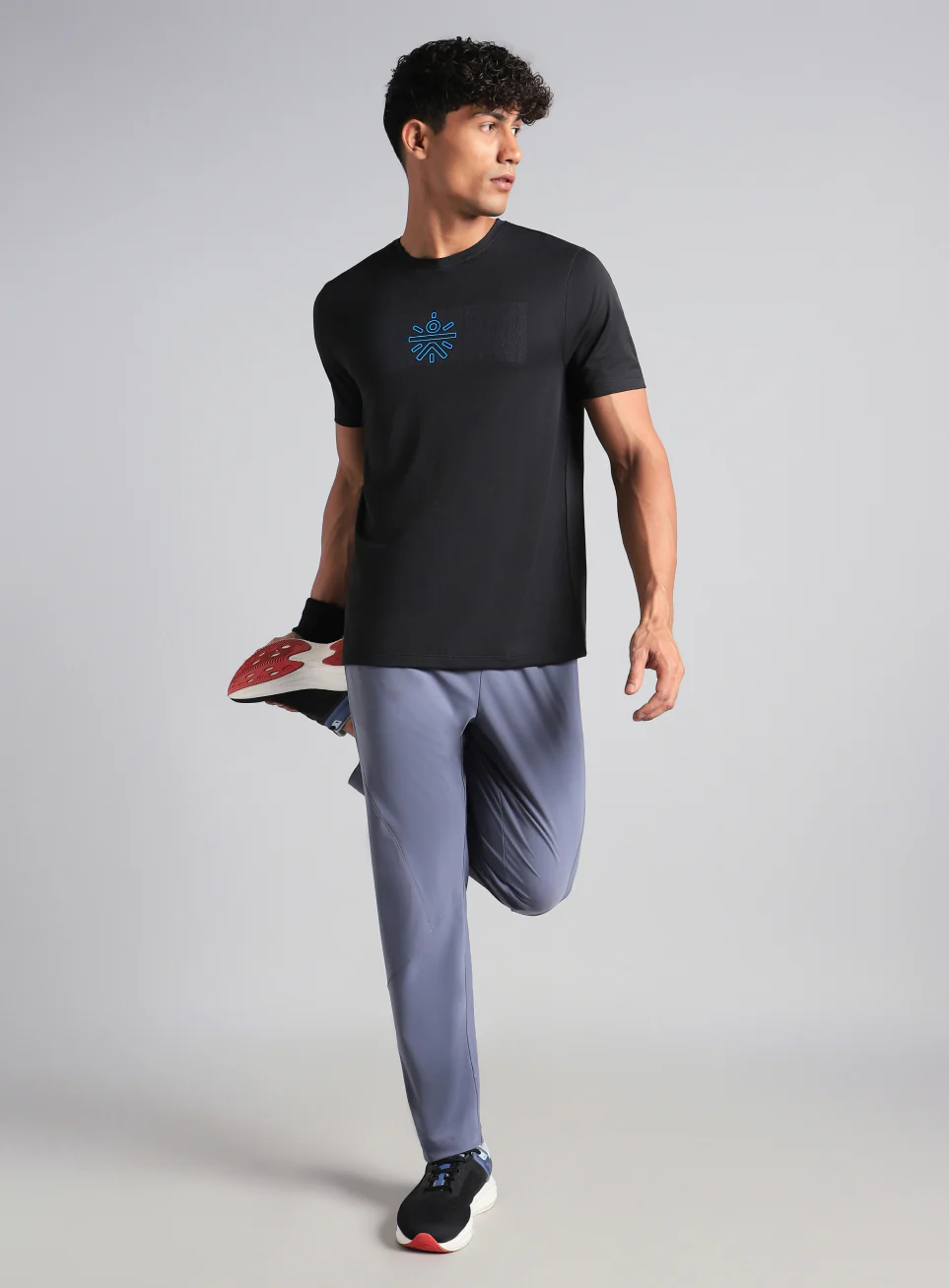Men's Black Cult Train Graphic T-shirt - Image 2