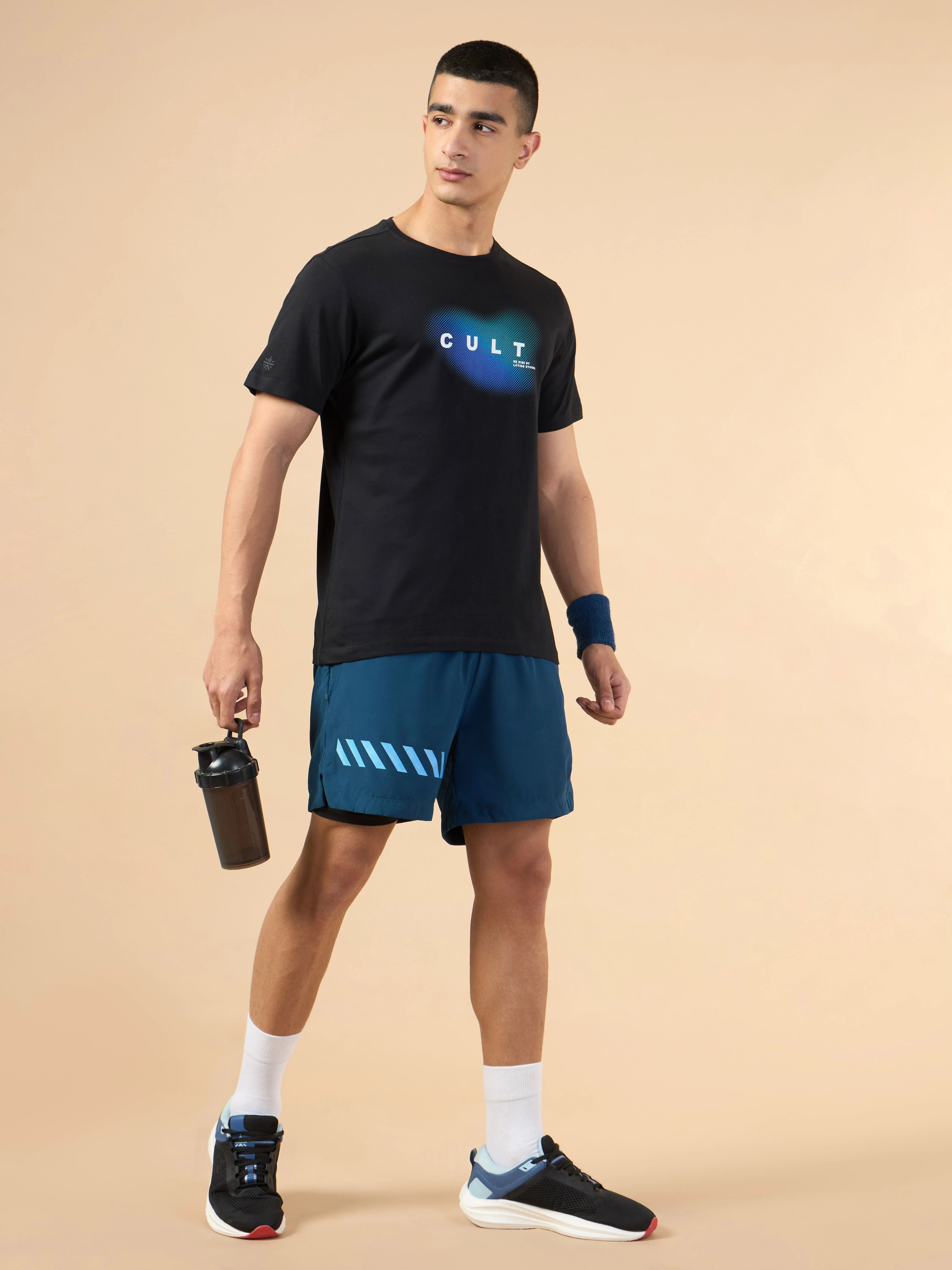 Men's Black Cult Training Graphic T-shirt - Image 3
