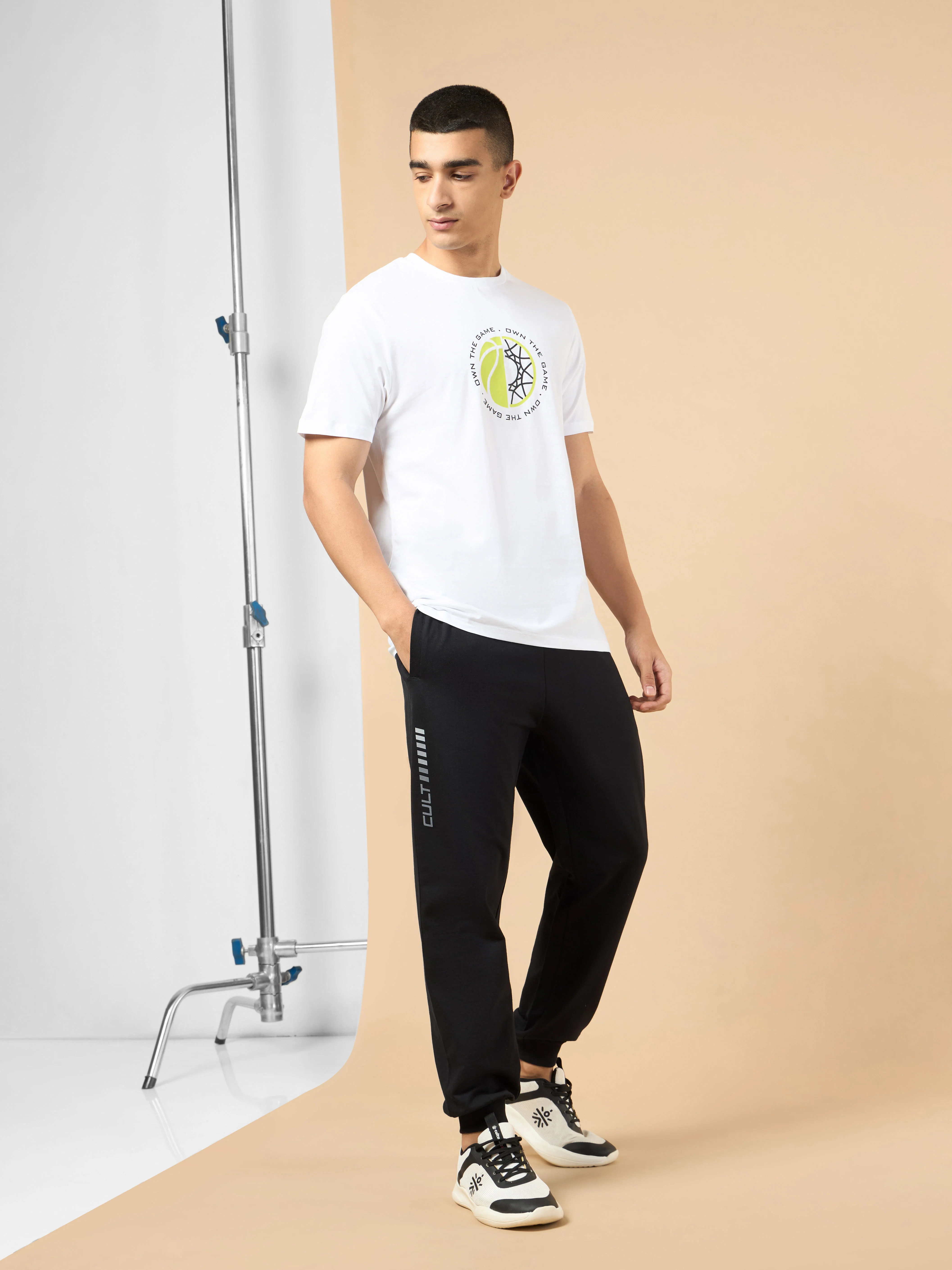 Men's Black Cult Training Joggers - Image 2