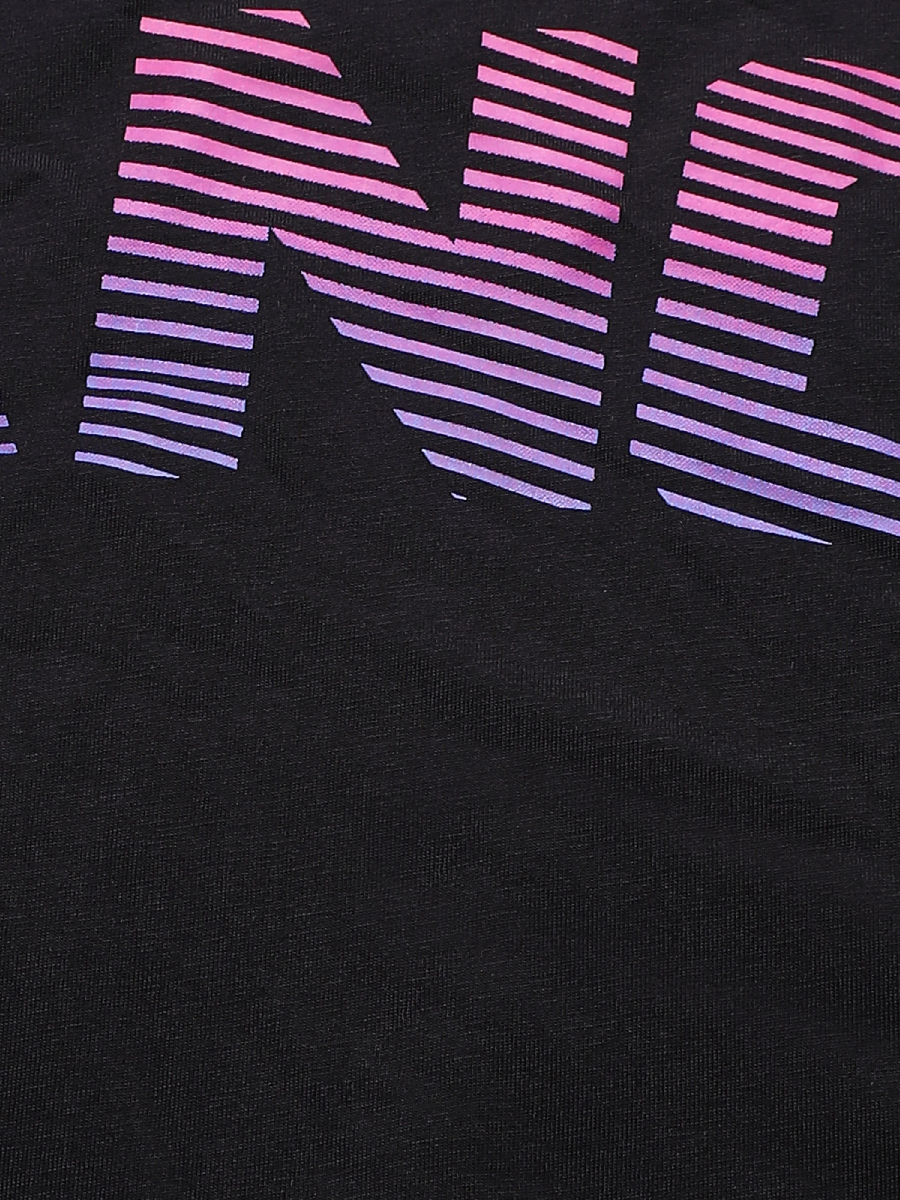 Men's Black Dance Back Print Oversized fit T-shirt - Image 10