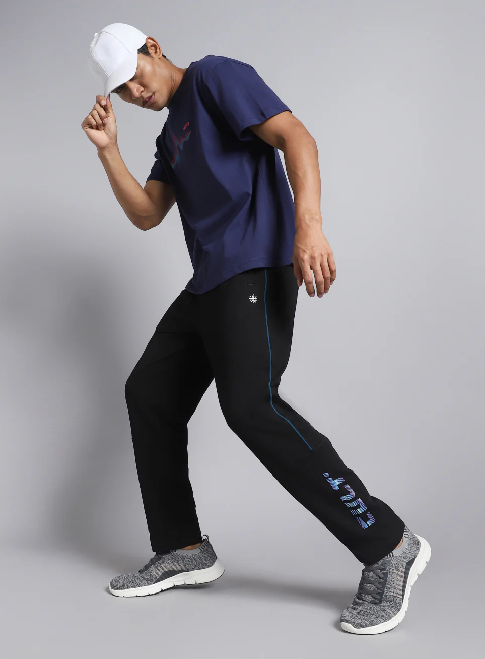 Men's Black Dance Brand Carrier Trackpants - Image 2