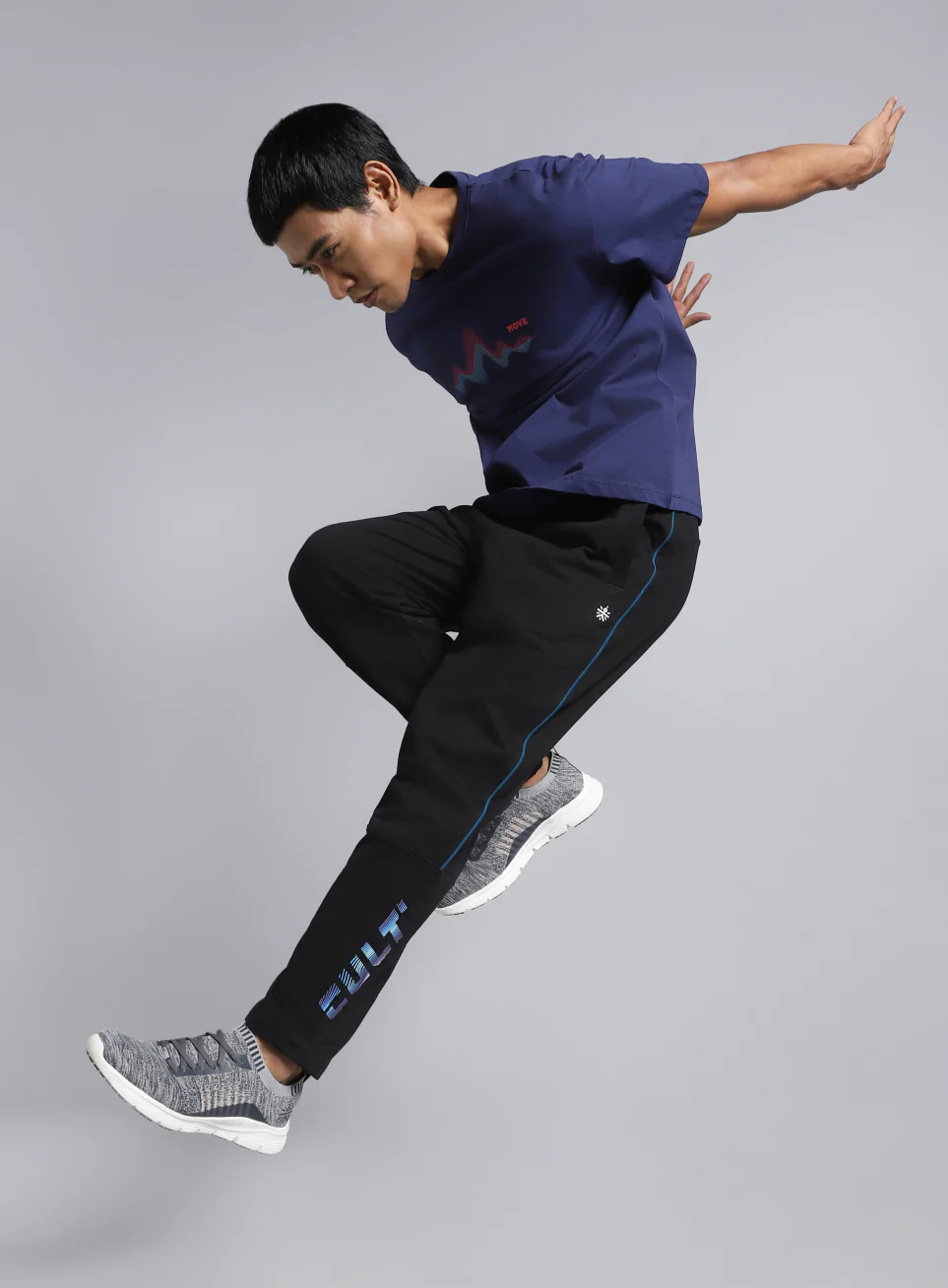 Men's Black Dance Brand Carrier Trackpants - Image 3