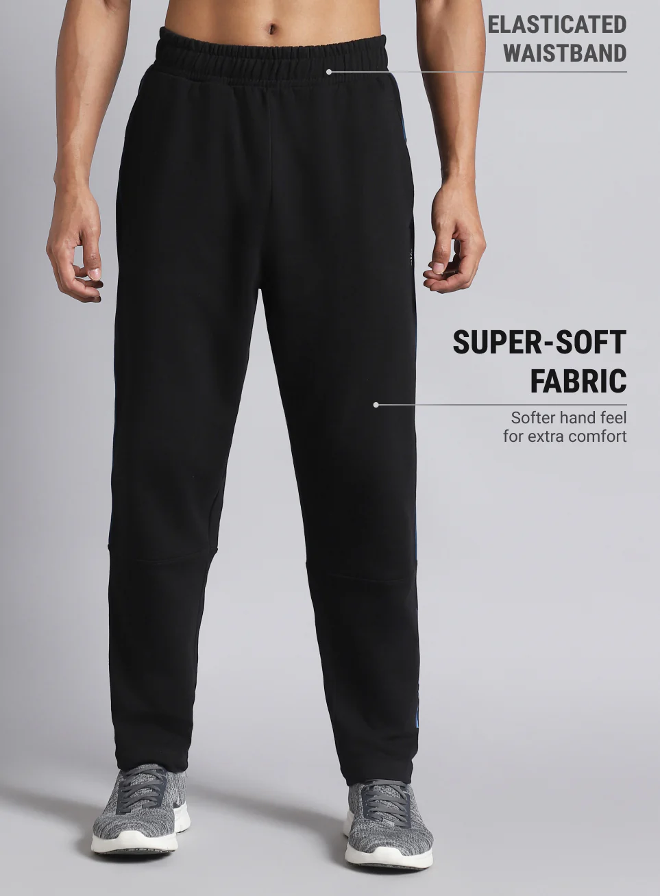 Men's Black Dance Brand Carrier Trackpants - Image 4
