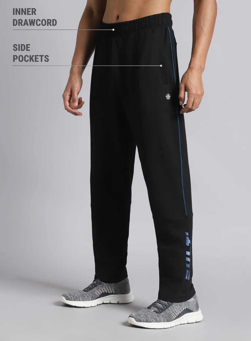 Men's Black Dance Brand Carrier Trackpants - Image 5