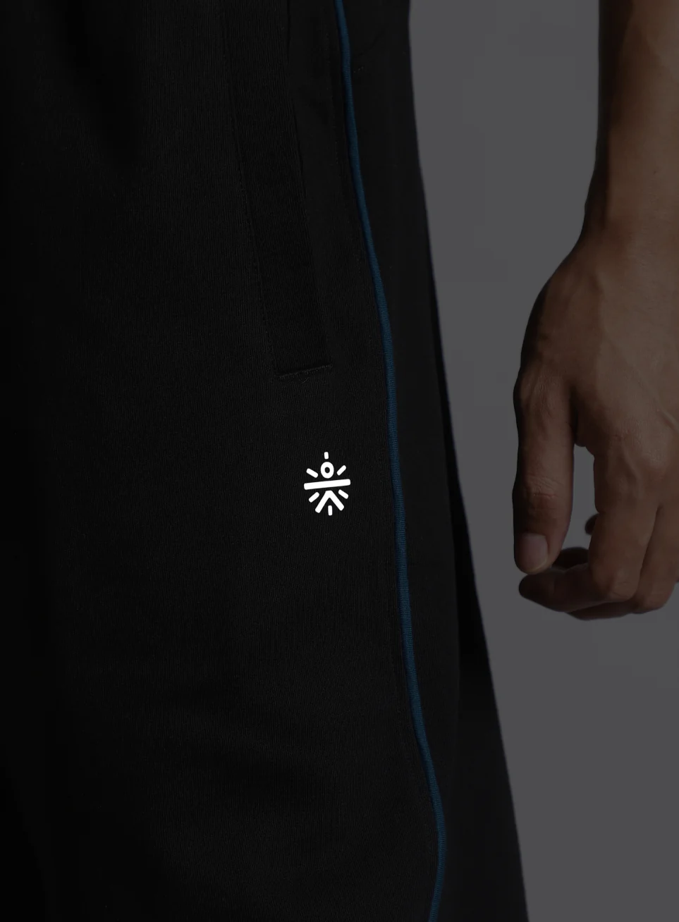 Men's Black Dance Brand Carrier Trackpants - Image 9
