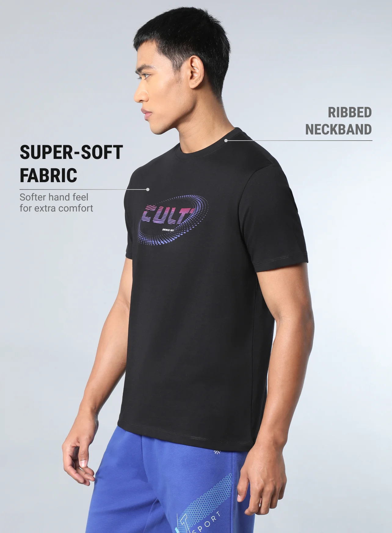 Men's Black Dance Off Print T-shirt - Image 5