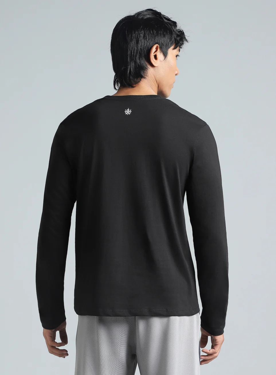 Men's Black Dare More Graphic Full Sleeve T-Shirt - Image 6