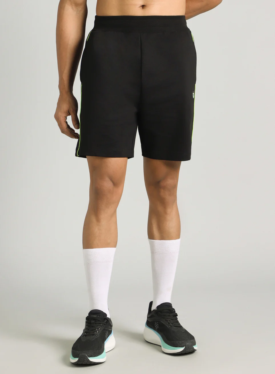 Men's Black Edge Line Training Shorts - Image 4