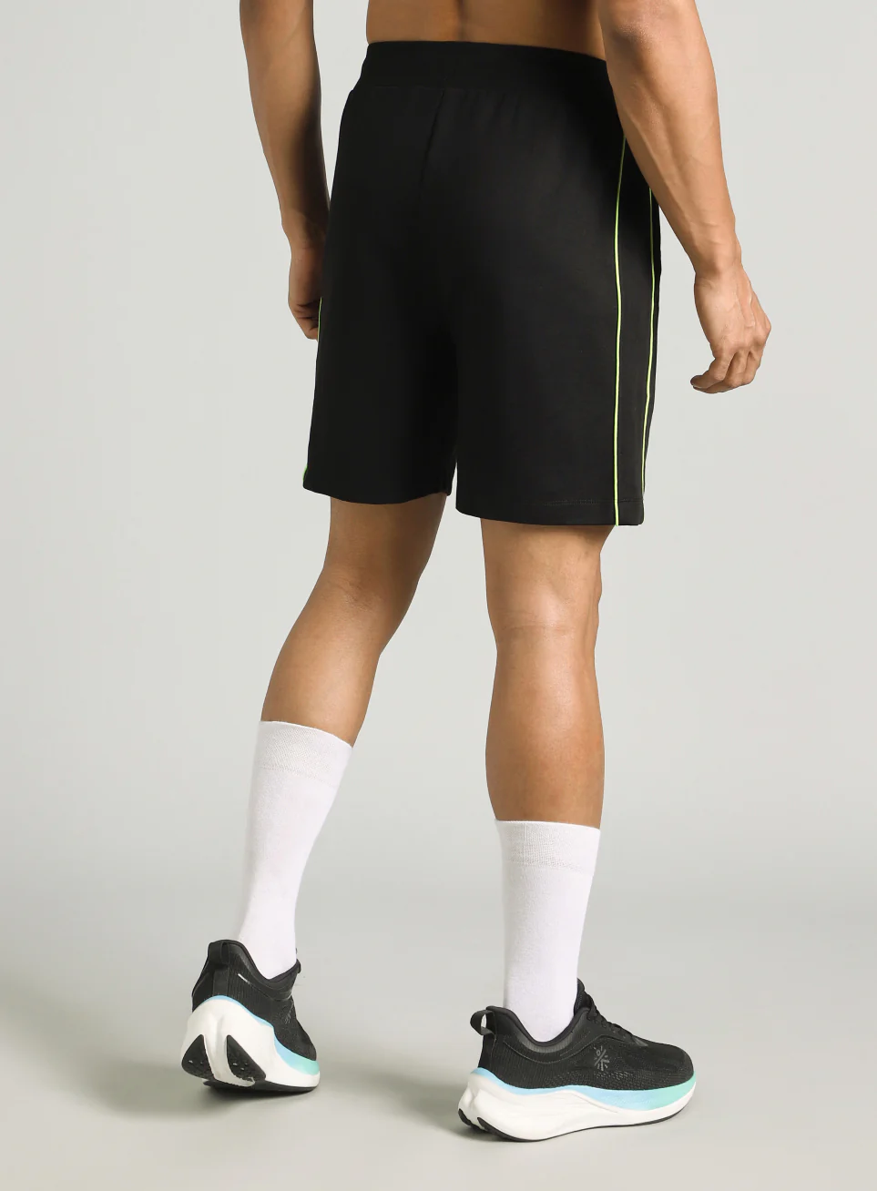 Men's Black Edge Line Training Shorts - Image 6