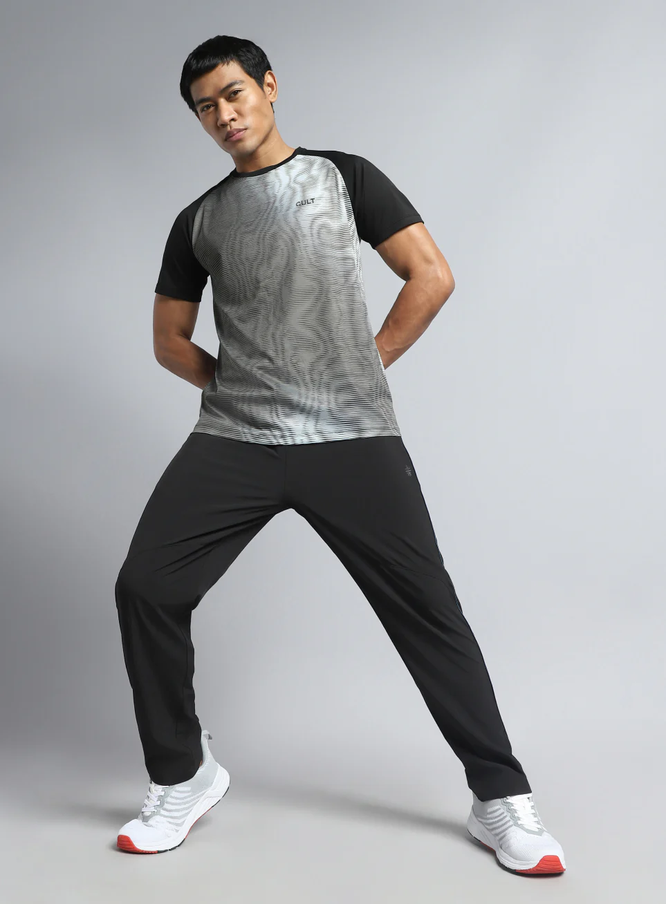 Men's Black Energy Map All Over Print T-shirt - Image 3
