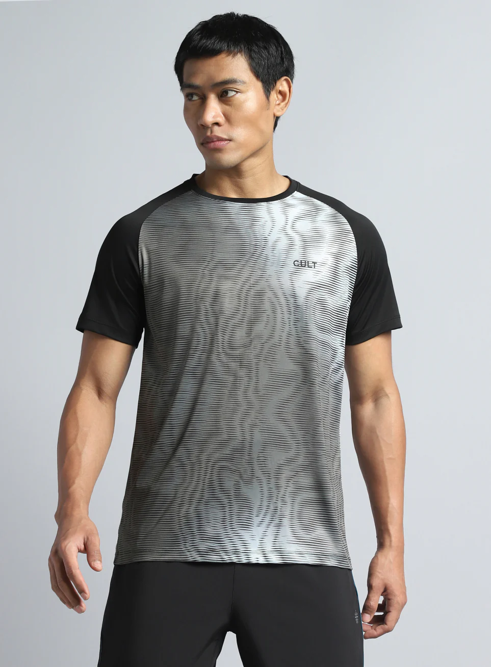 Men's Black Energy Map All Over Print T-shirt - Image 4