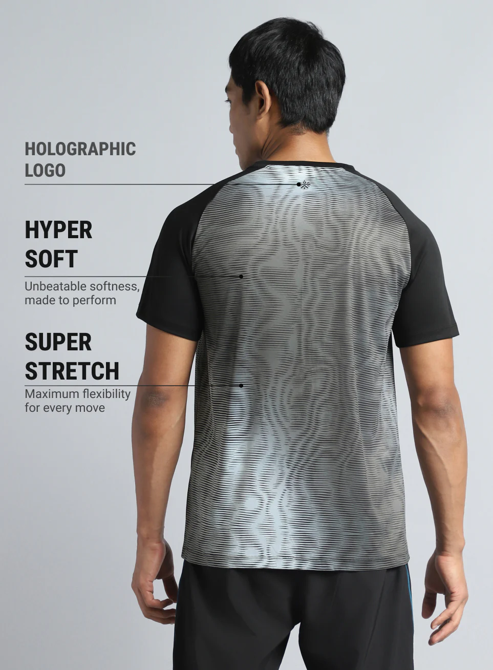 Men's Black Energy Map All Over Print T-shirt - Image 6
