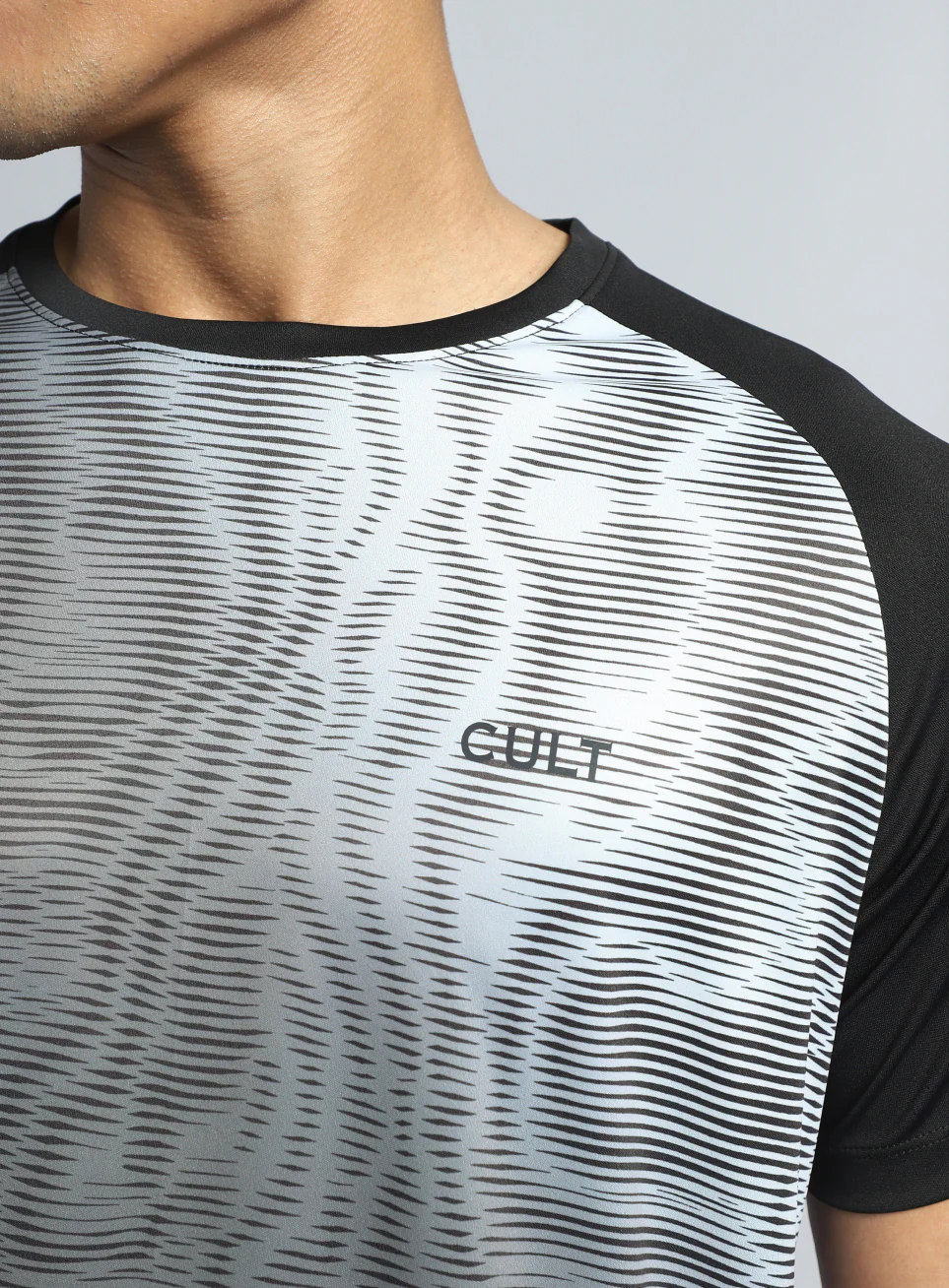 Men's Black Energy Map All Over Print T-shirt - Image 7