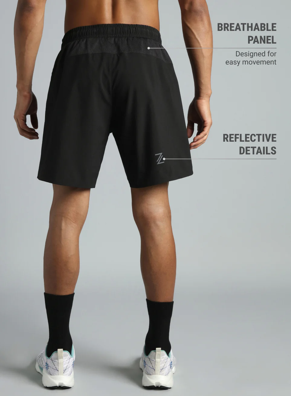 Men's Black Everyday Run Shorts - Image 6