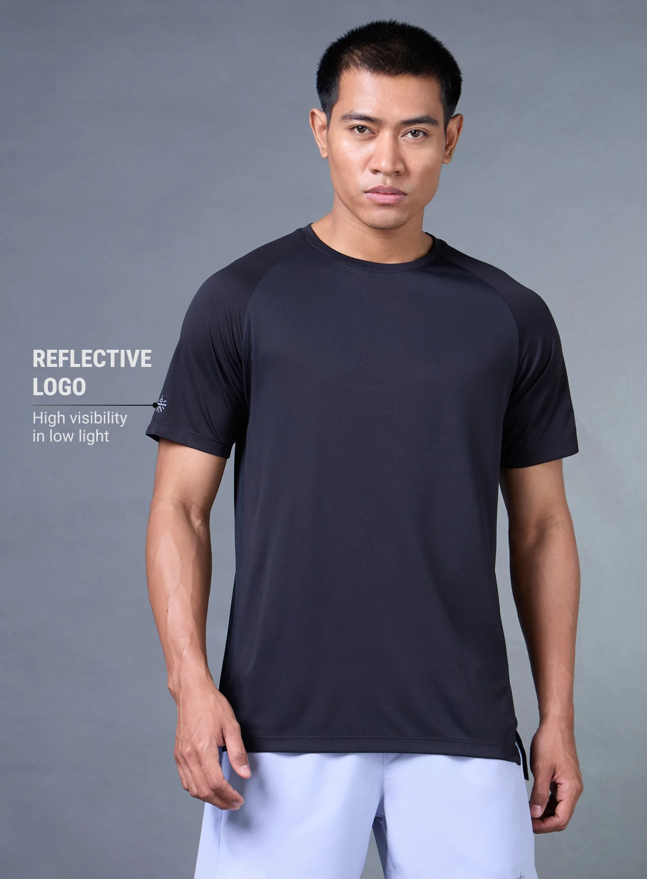 Men's Black Everyday Run T-shirt - Image 4