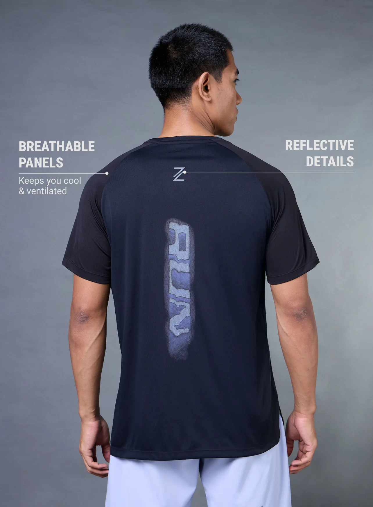 Men's Black Everyday Run T-shirt - Image 6