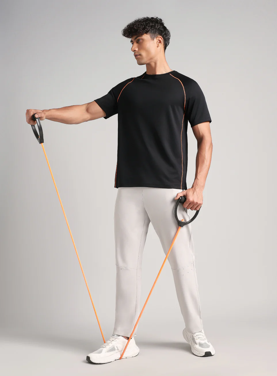 Men's Black Everyday Workout Train Tee - Image 2