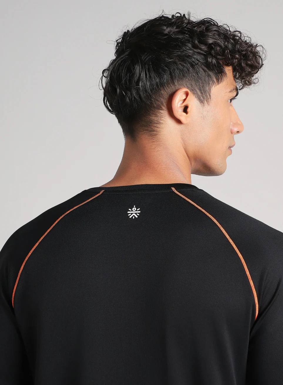 Men's Black Everyday Workout Train Tee - Image 7
