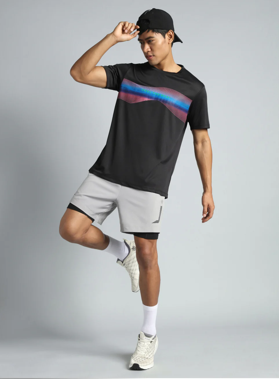 Men's Black Feel the Beat Dance T-shirt - Image 2