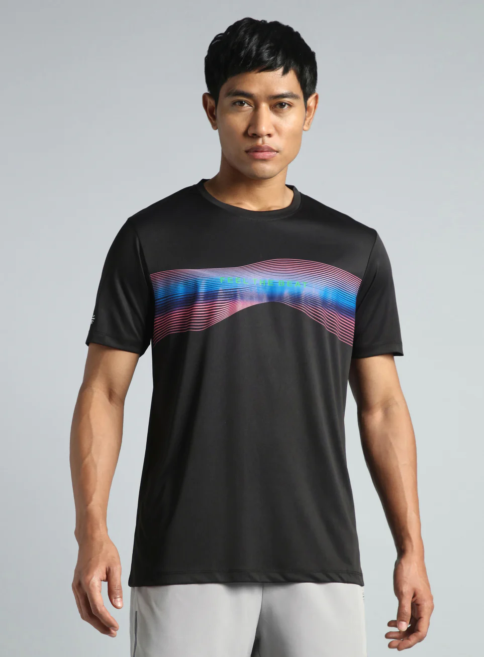 Men's Black Feel the Beat Dance T-shirt - Image 4
