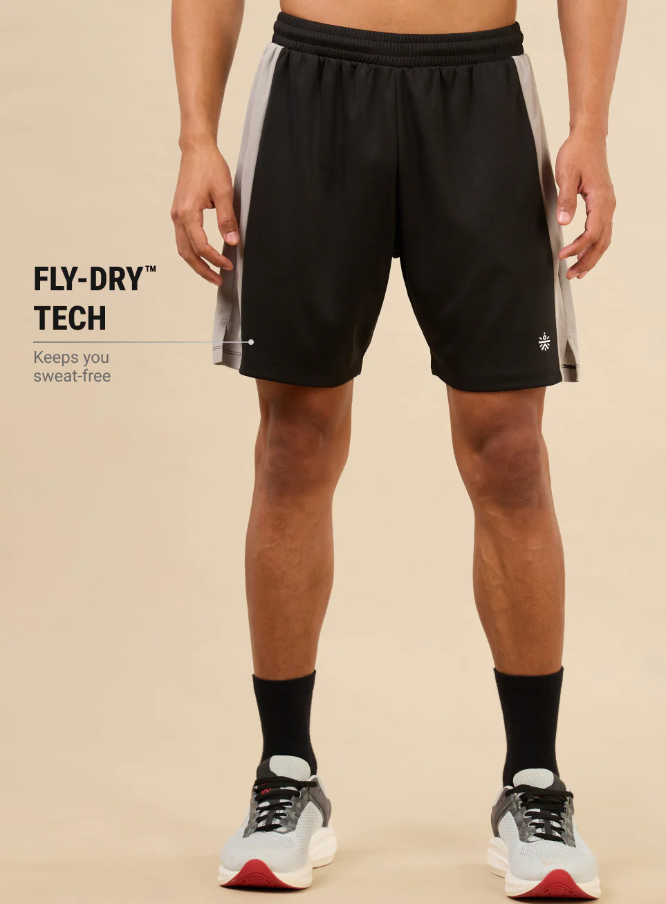 Men's Black Flex Shorts - Image 4