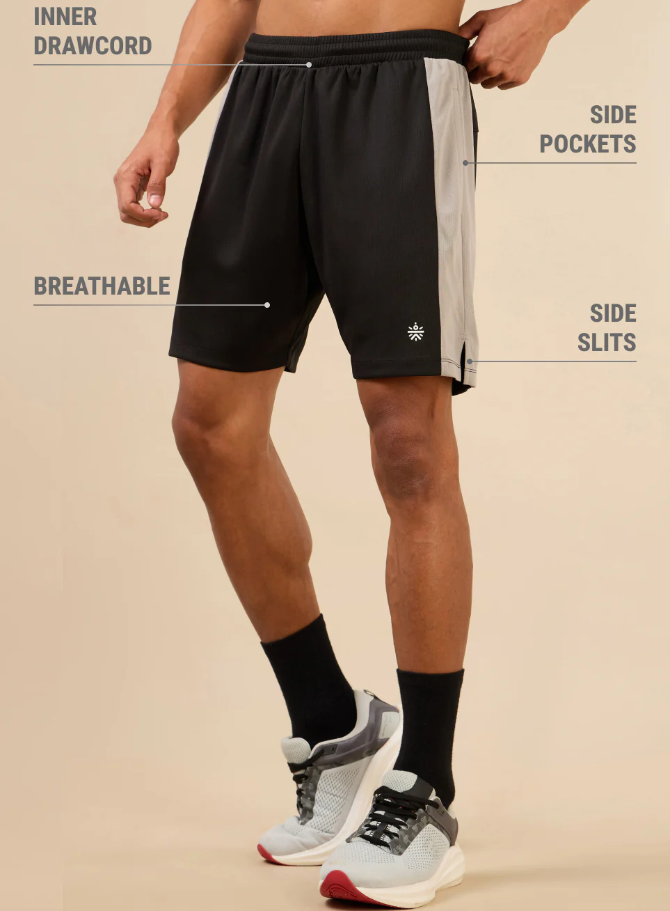 Men's Black Flex Shorts - Image 5